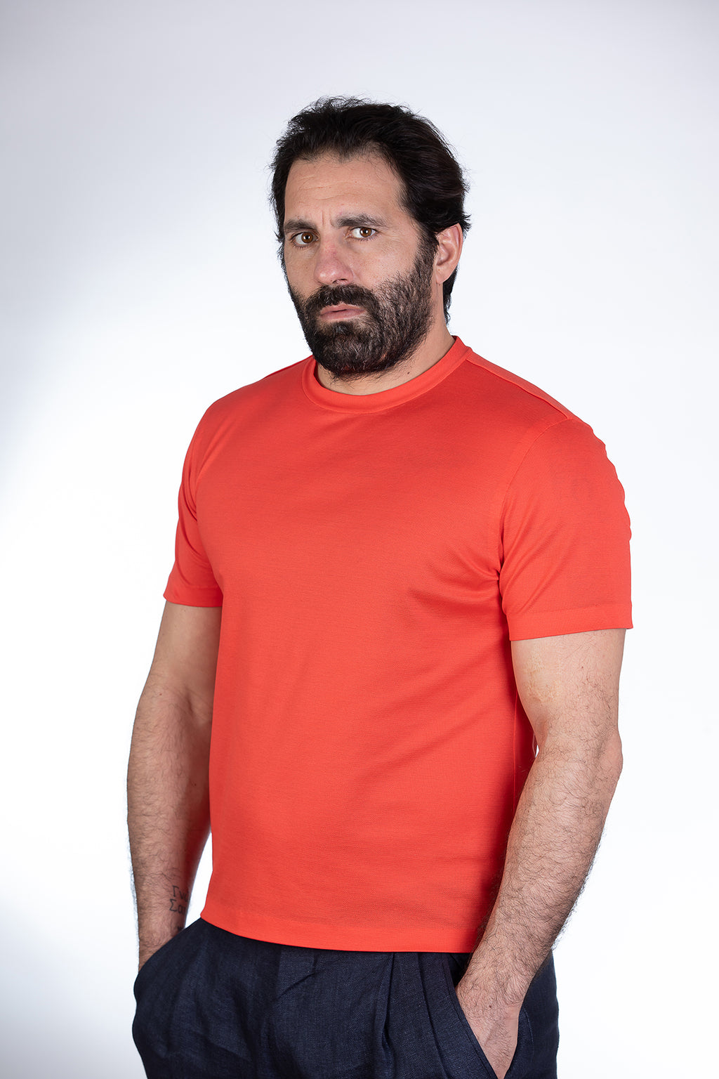 T- shirt Filo di Scozia
