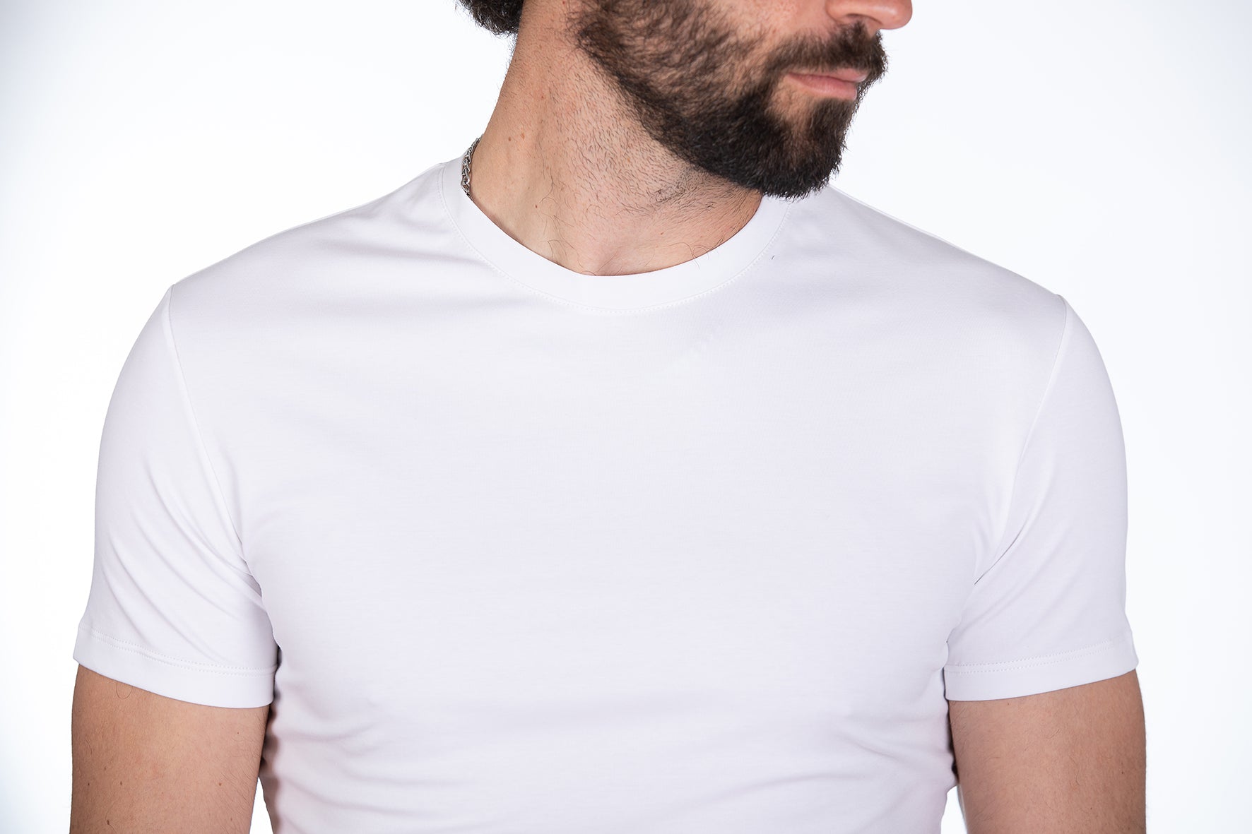 T-shirt aderente in Cotone Supima